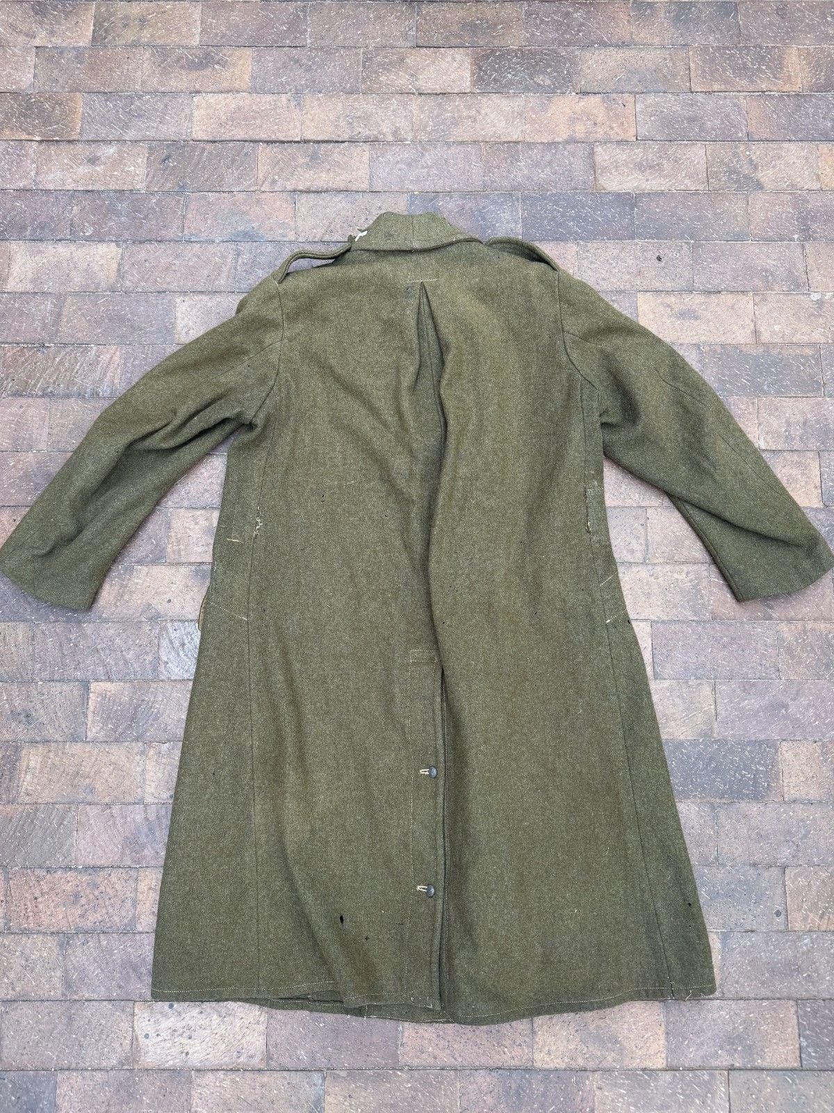 1948 British Army 1940 Pattern Dismounted Wool Greatcoat Size 8 Military 5