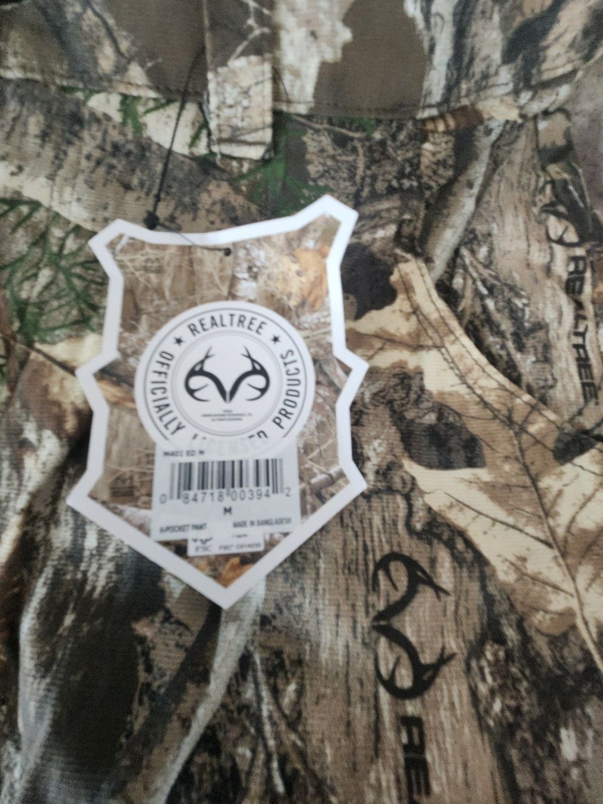 Realtree Edge Camo Hunting Pants Cargo Pockets Polyester Unisex Adult M 3