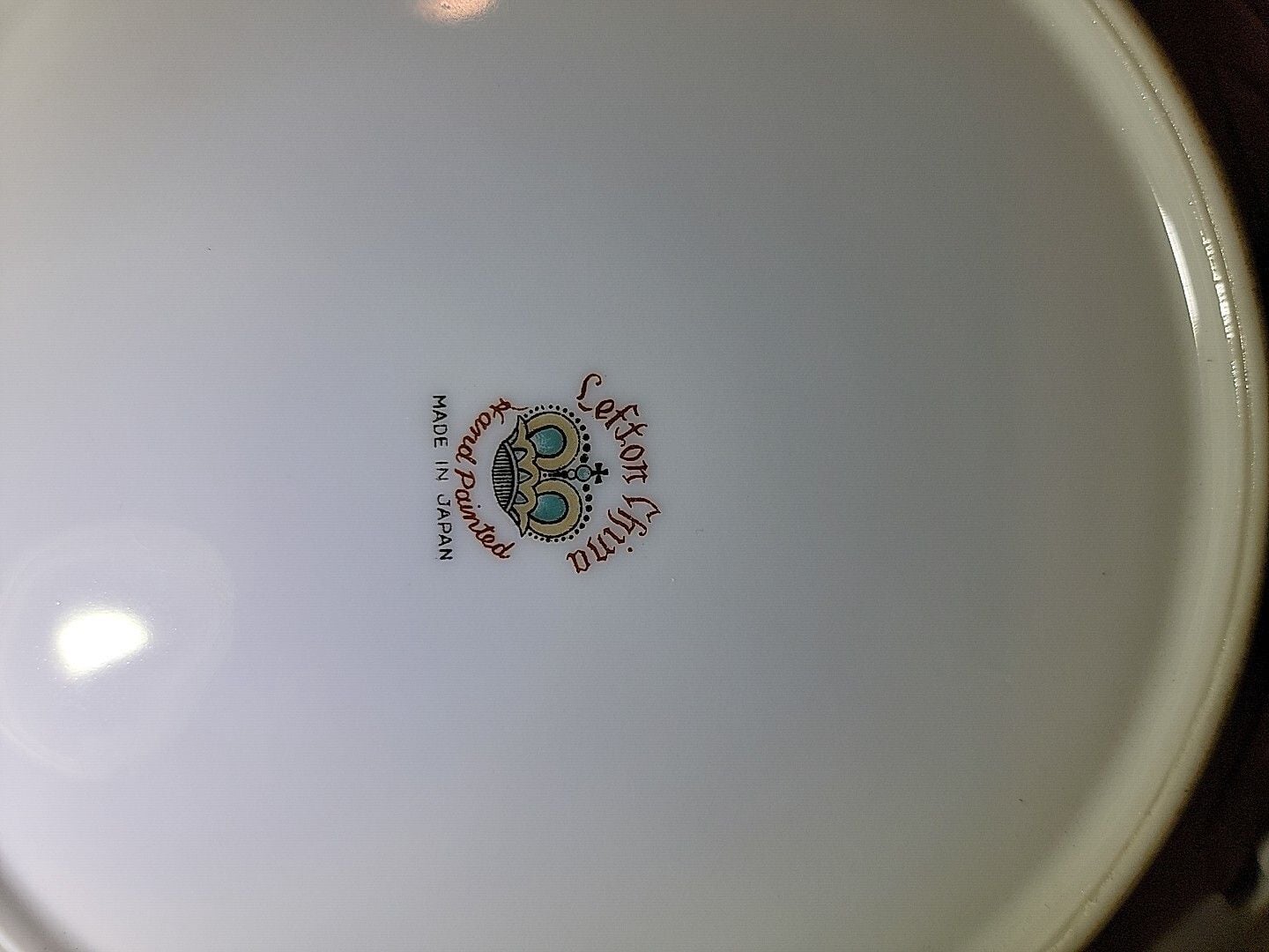 lefton china hand painted plates 5