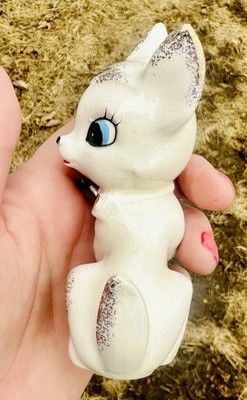 VTG Kitschy Anthropomorphic Blue Eyed Deer Made In Japan 1950’s Retro Kitschy 12