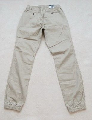 GAP Men's Gapflex Jogger Pants Size XS Khaki Tan Beige Drawstring Elastic Waist 7