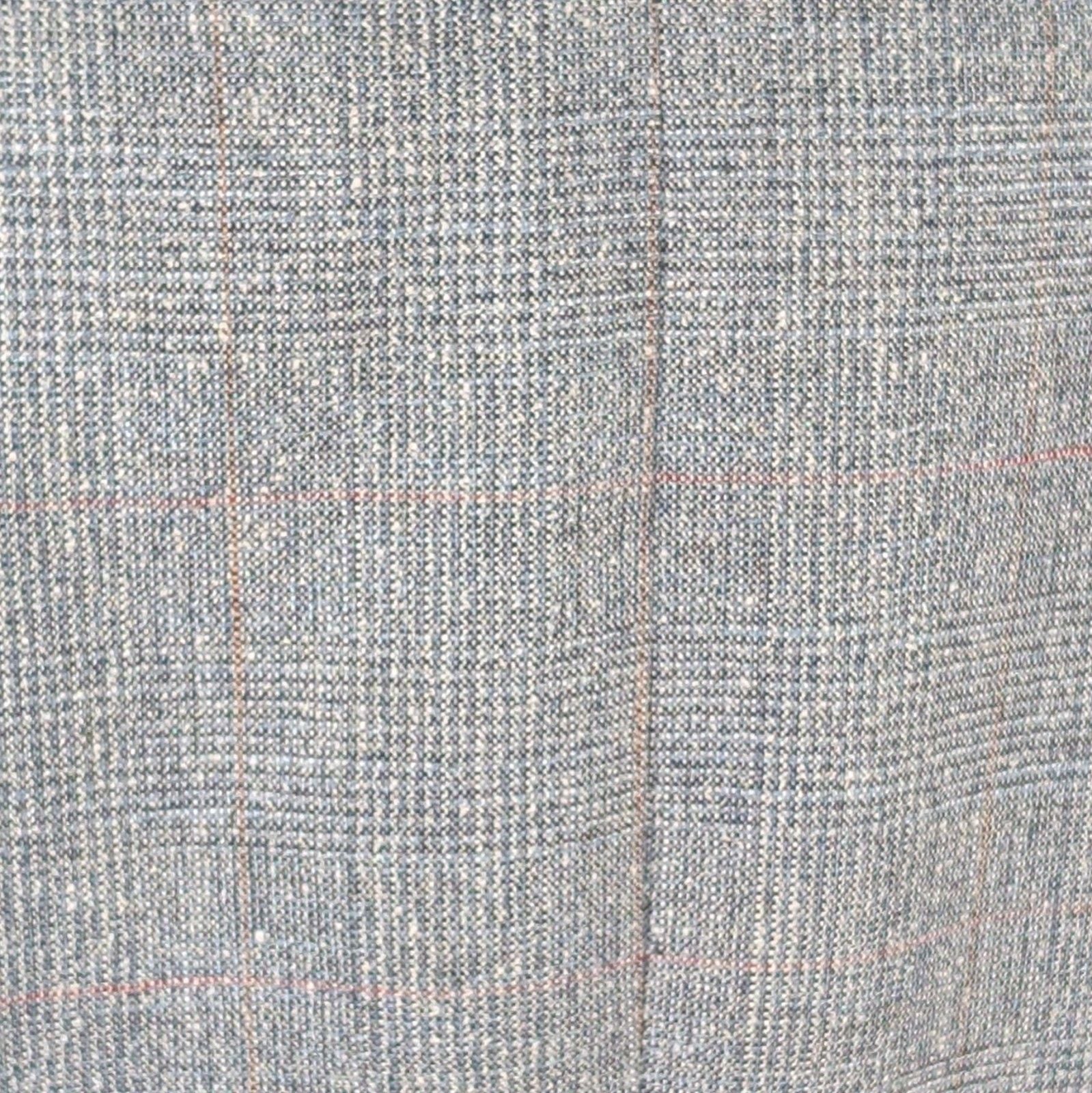 Vintage 40R Sport Coat Made in USA Plaid Blazer Grey Blue Addis Deys Syracuse 9