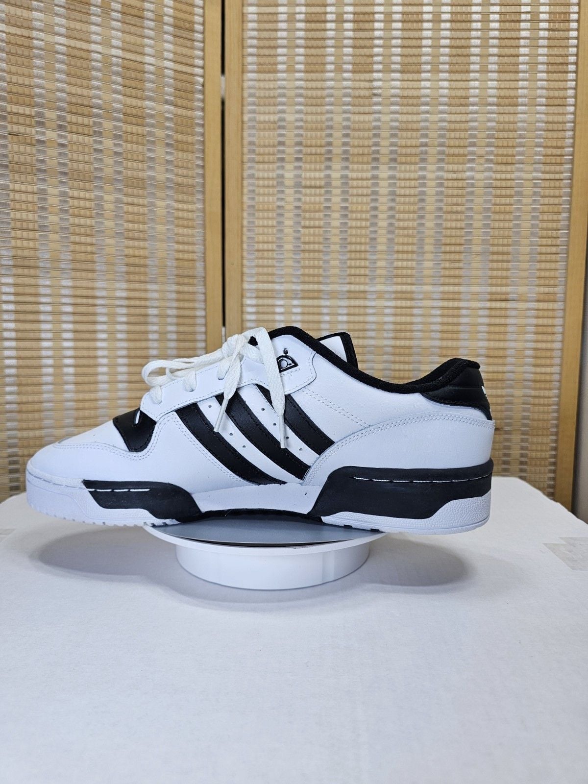 adidas Originals Rivalry Low IG1474 Men's 12.5 White Black Sneakers NWT 12