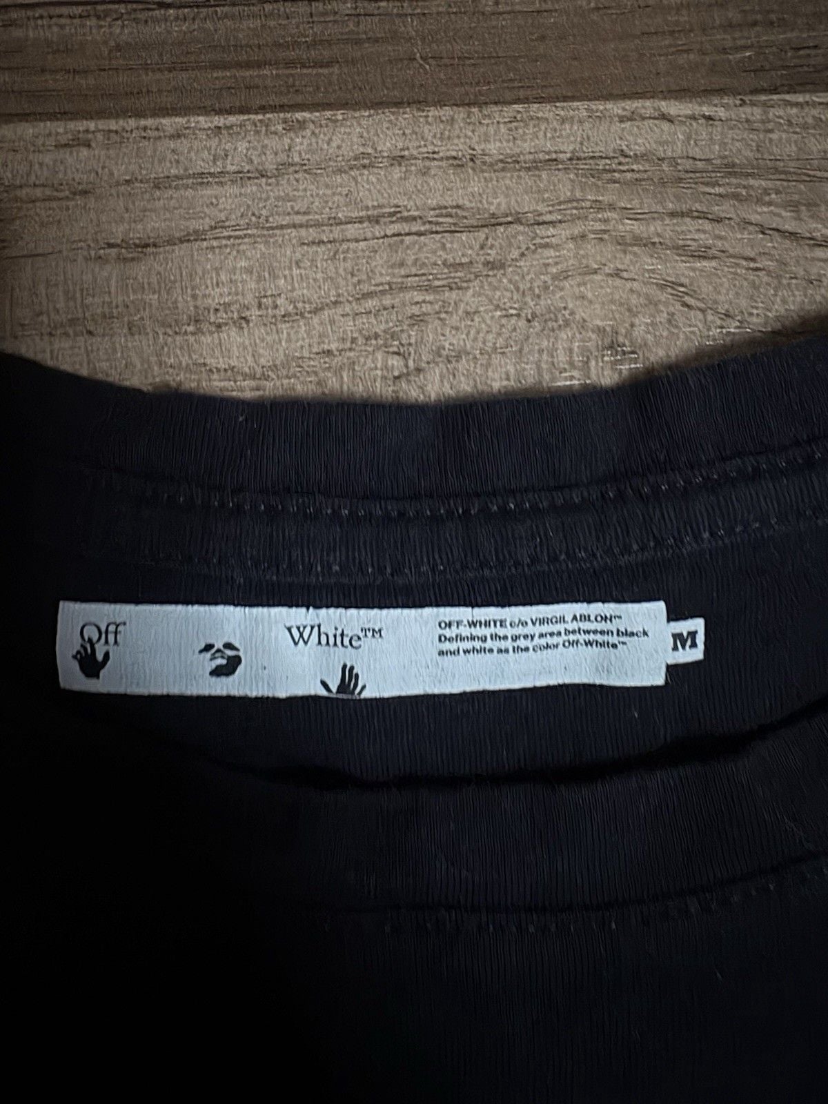 Virgil Off-White Bearbrick Graphic T-Shirt Black Mens Size Medium 6