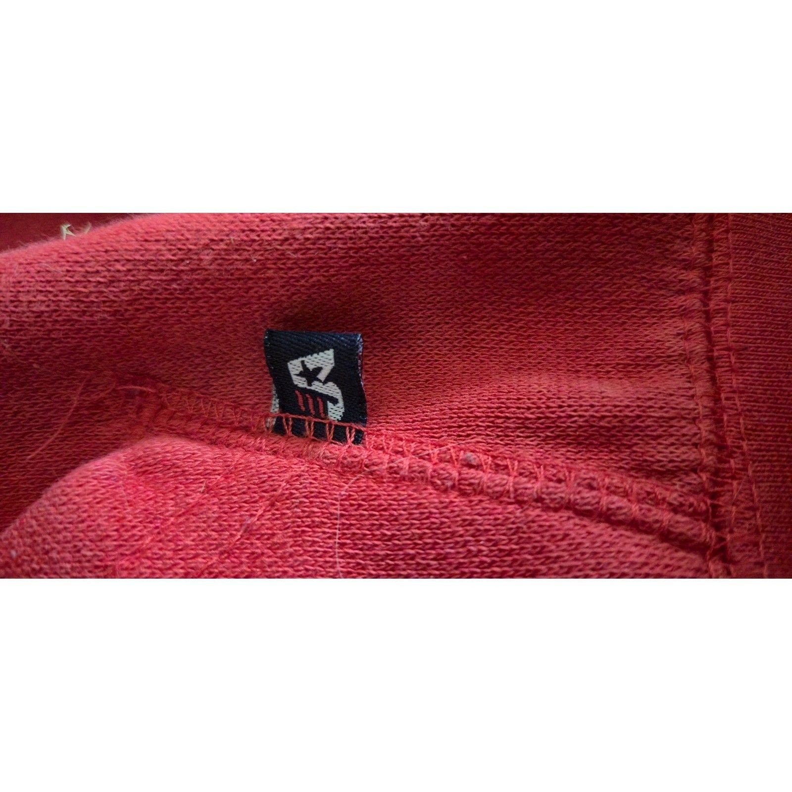 J America Wisconsin Badgers Full Zip Hoodie Red Embroidered Mens Large NCAA 4