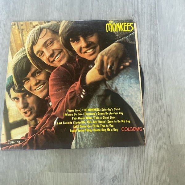 The Monkees (COM -101) 1966 Colgems Vinyl LP