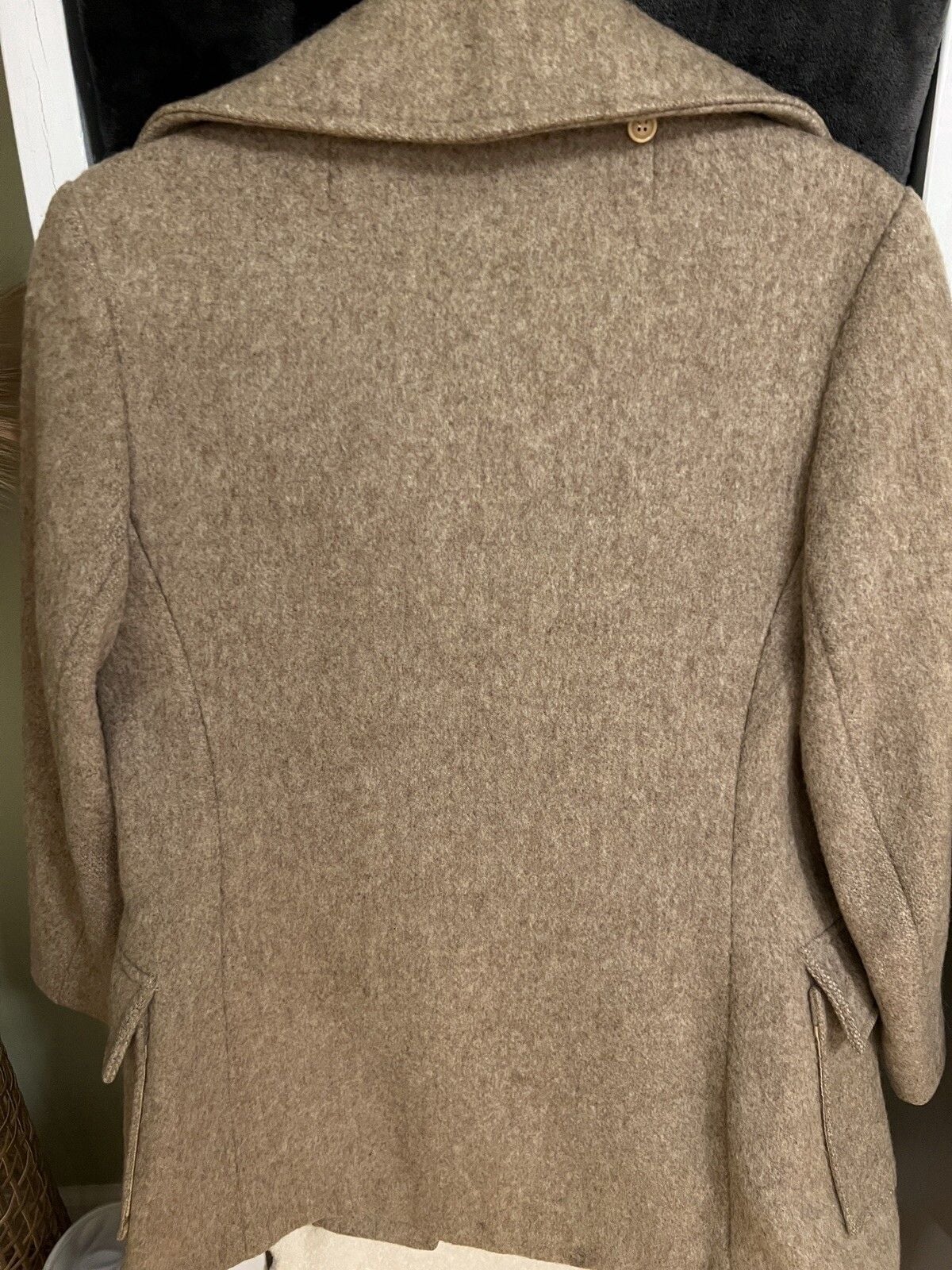 100% Virgin Wool Casa De Lana Coat Jacket Vintage Size 7/8 Made In URUGUAY 11