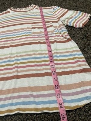 Böhme Striped Womens Shirt | Size Medium | Lightweight & Stretchy 8