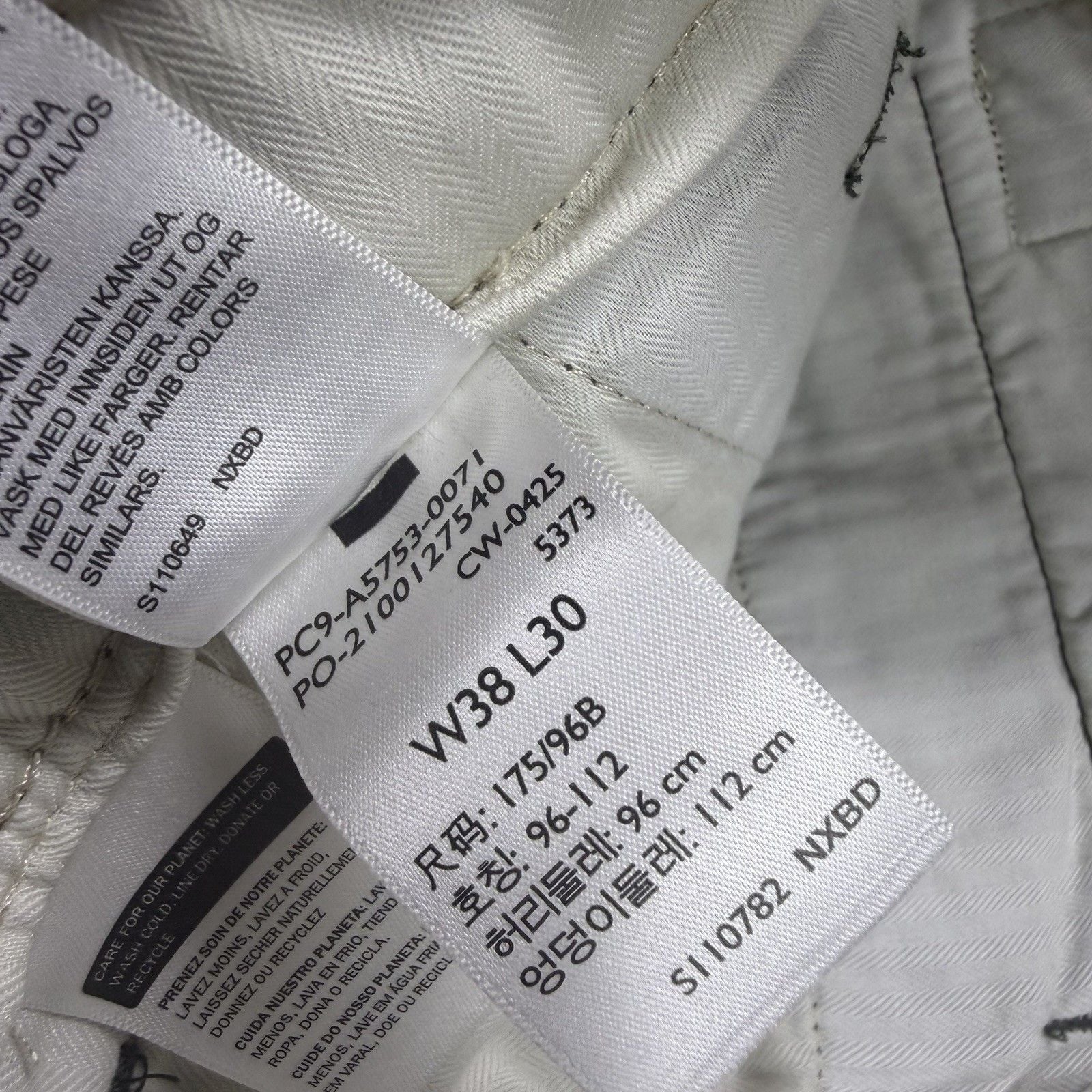 Levi's XX Chino Authentic Relaxed Corduroy Pants Green Men's 38x30 Straight 13