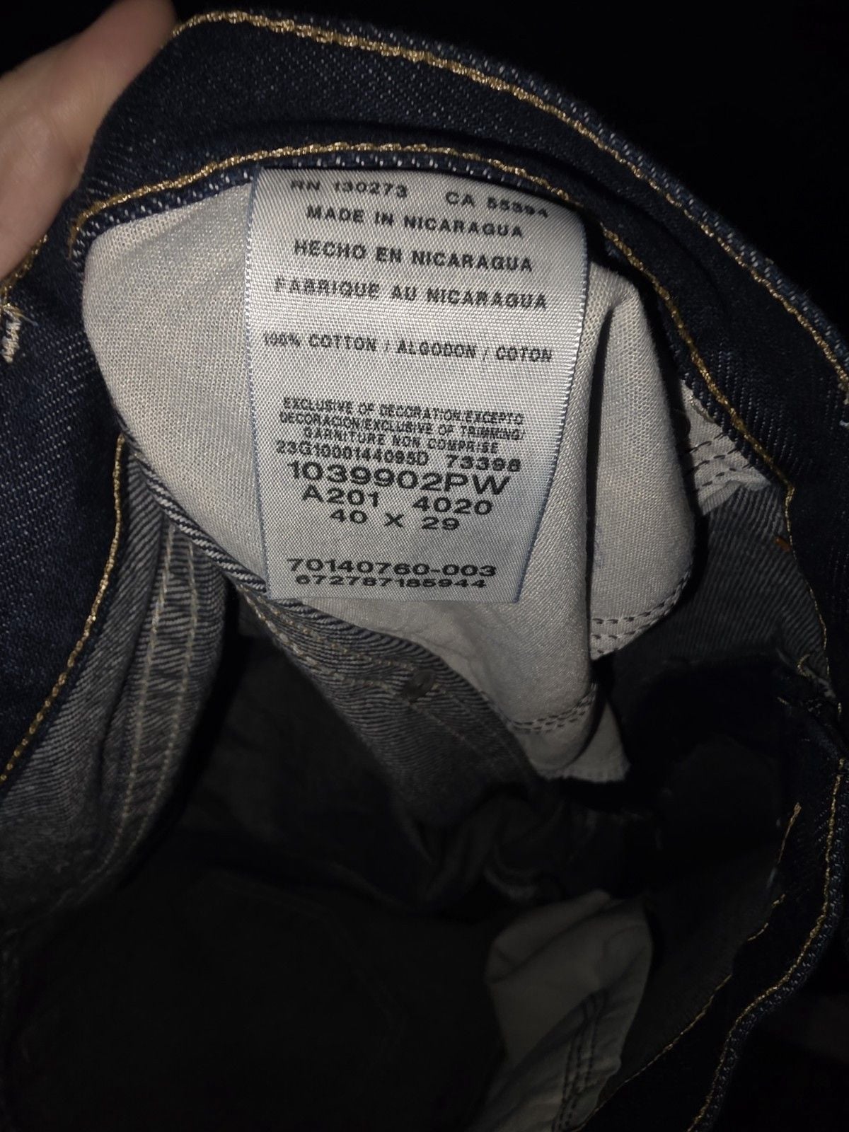 Wrangler Jeans Mens 40x29 Blue Rugged Wear Classic Fit Straight Denim Pants NWT 3