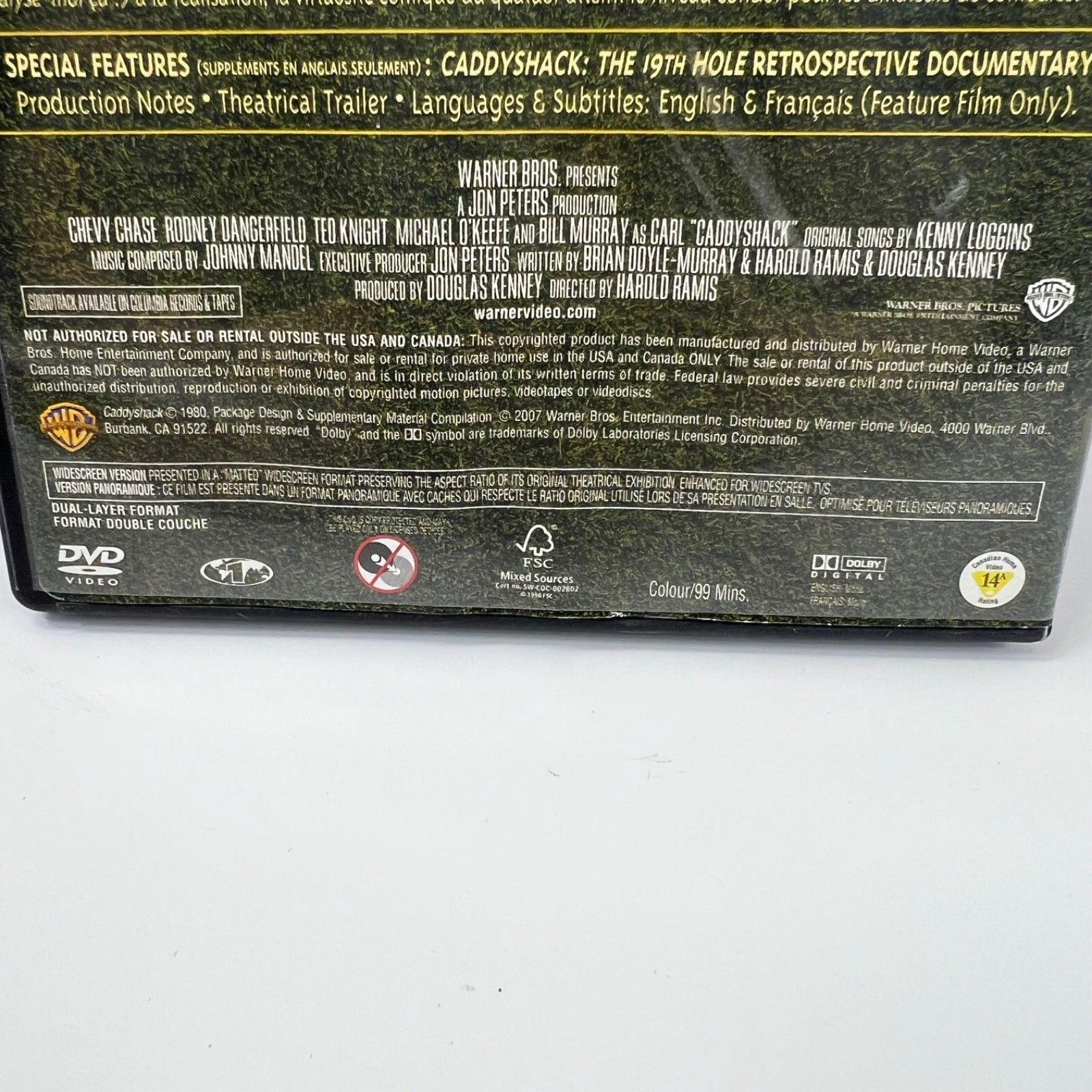 Caddyshack (À Miami faut le faire) 20th Anniversary Edition DVD English & French 6