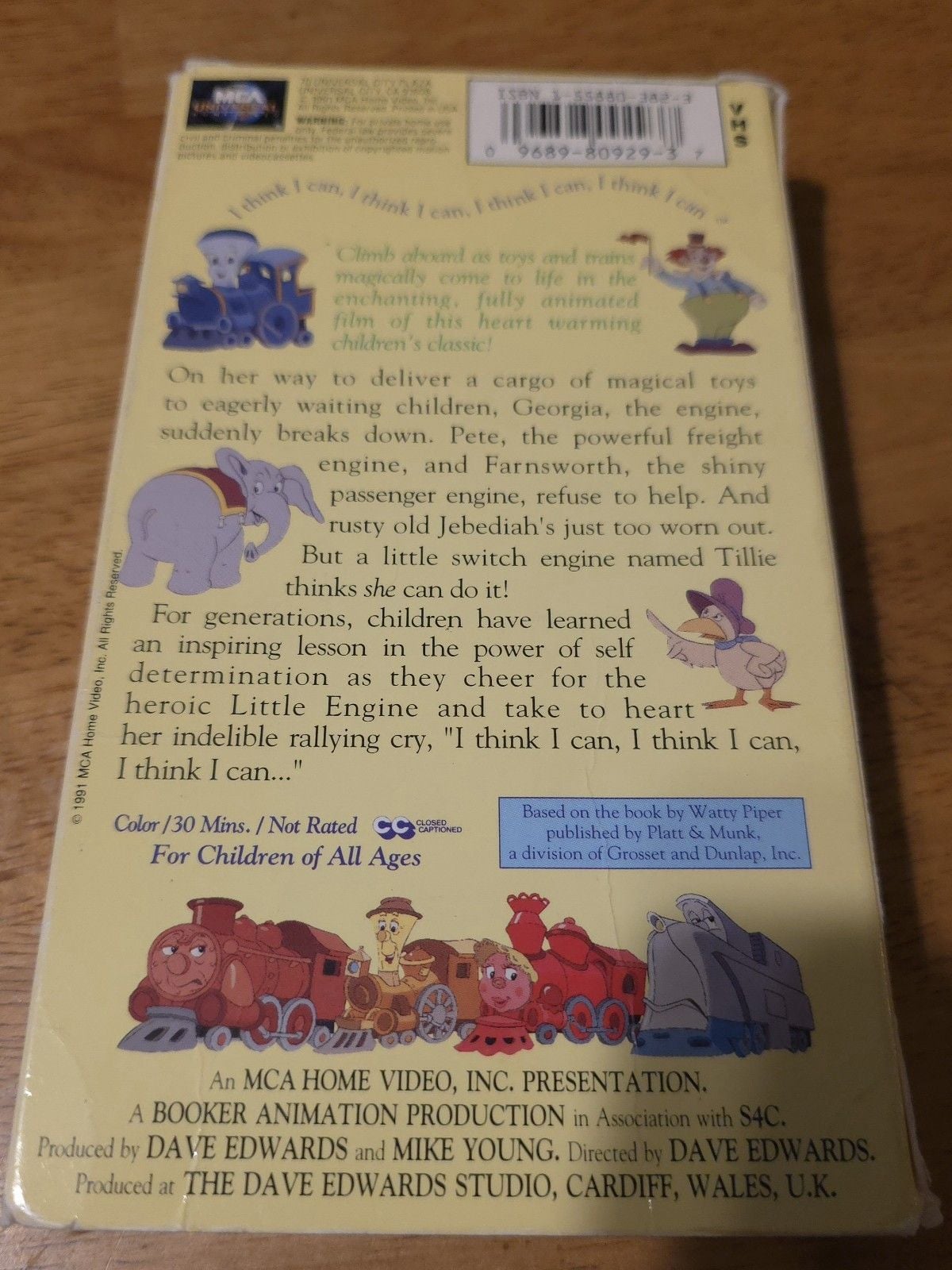 The Little Engine That Could VHS Video Tape 1991 2