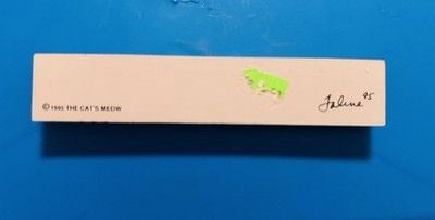 VTG 1995 The Cats Meow Burma Shave Signs Accessory Let The Little Shavers Grow” 2