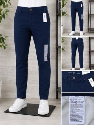 Old Navy Slim Built-In Flex Chino Pants Mens 28x30 Navy Blue NWT Stretch 2