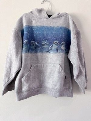 Vintage Exist Sports Line Kids Gray Hoodie Made In Usa Dolphins VTG 2