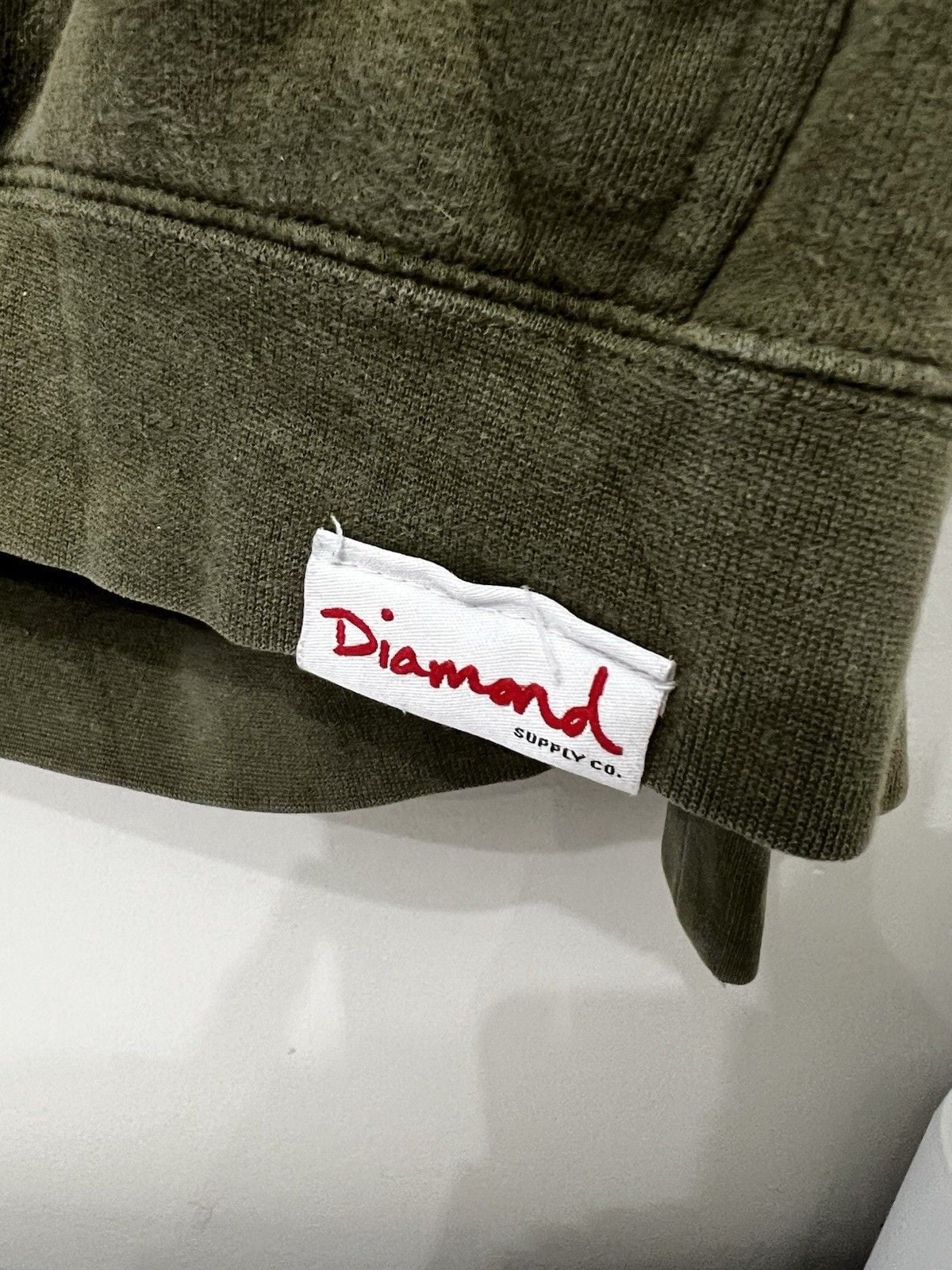 Diamond Supply Co. Green Hoodie Pullover Small 4