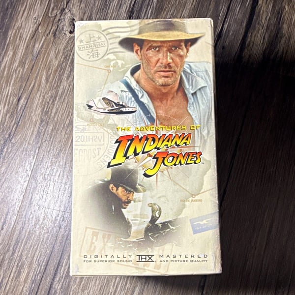 The Adventures of Indiana Jones VHS NTSC Box Set THX PG-13 Paramount