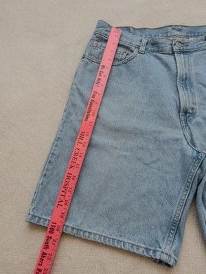 VTG 2002 Levis 550 Relaxed Denim Shorts Light Wash Men’s W36 Made Colombia 748 8