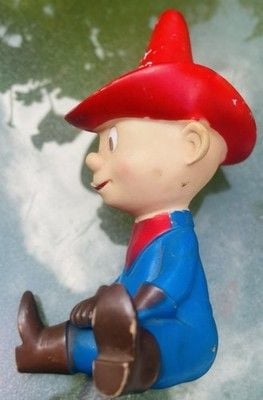 VTG 1960’s Maypo Maple Oatmeal Cereal Advertising Mascot Marky Maypo Vinyl Toy 15