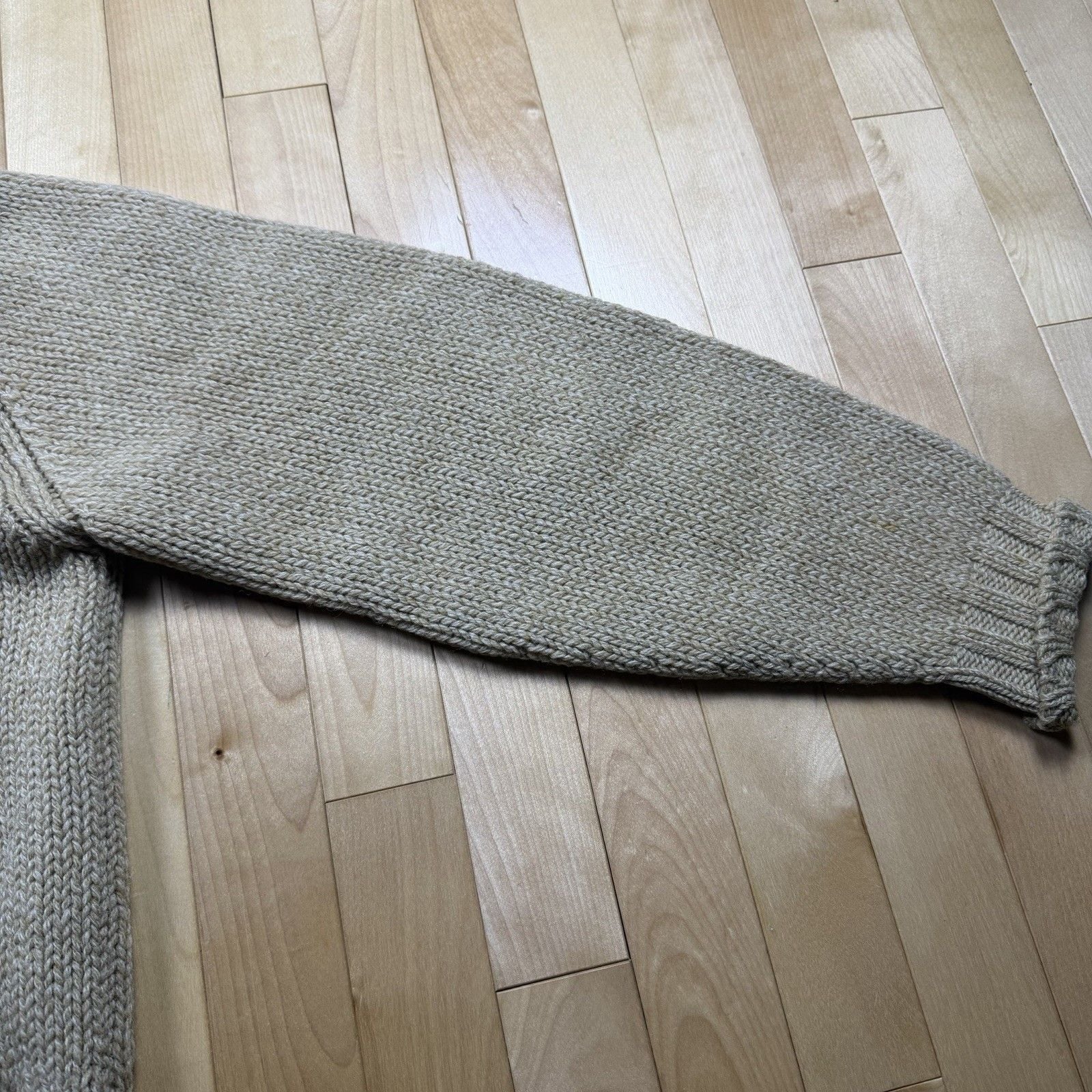 Vintage Alan Paine Shetland Wool Cardigan Mens 42 England Shawl Collar 60s 70s 17