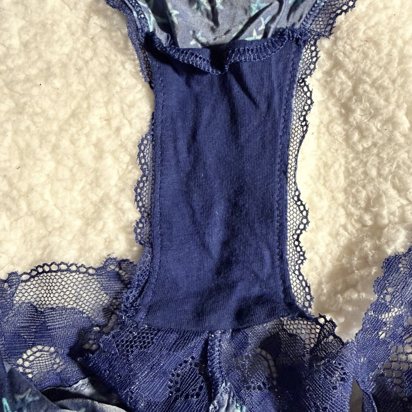 2015 NWOT Victoria's Secret Body by Victoria Wireless Lace Star Bra Set 36C/L 3