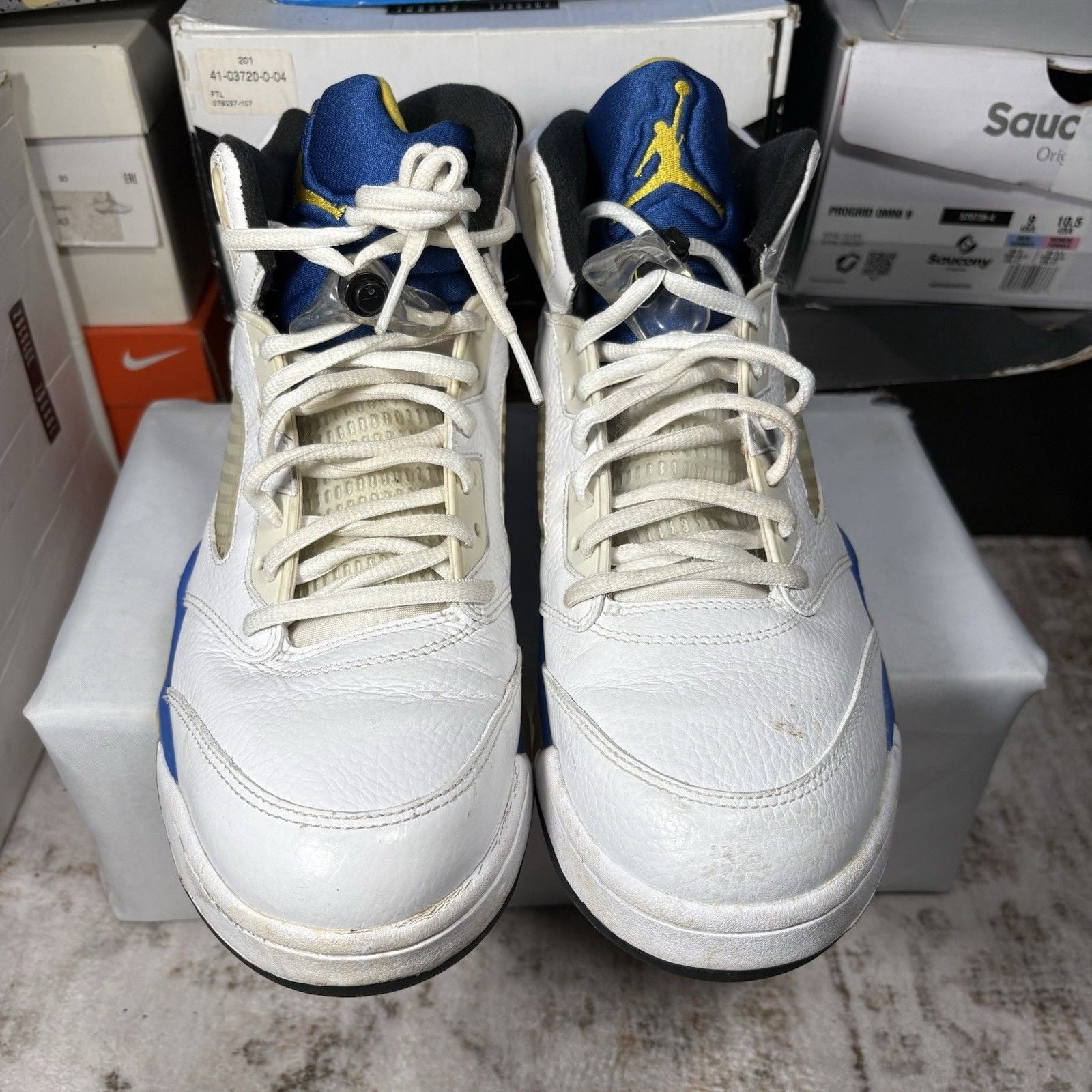 Size 9.5 - Air Jordan 5 Retro 2013 Laney 4