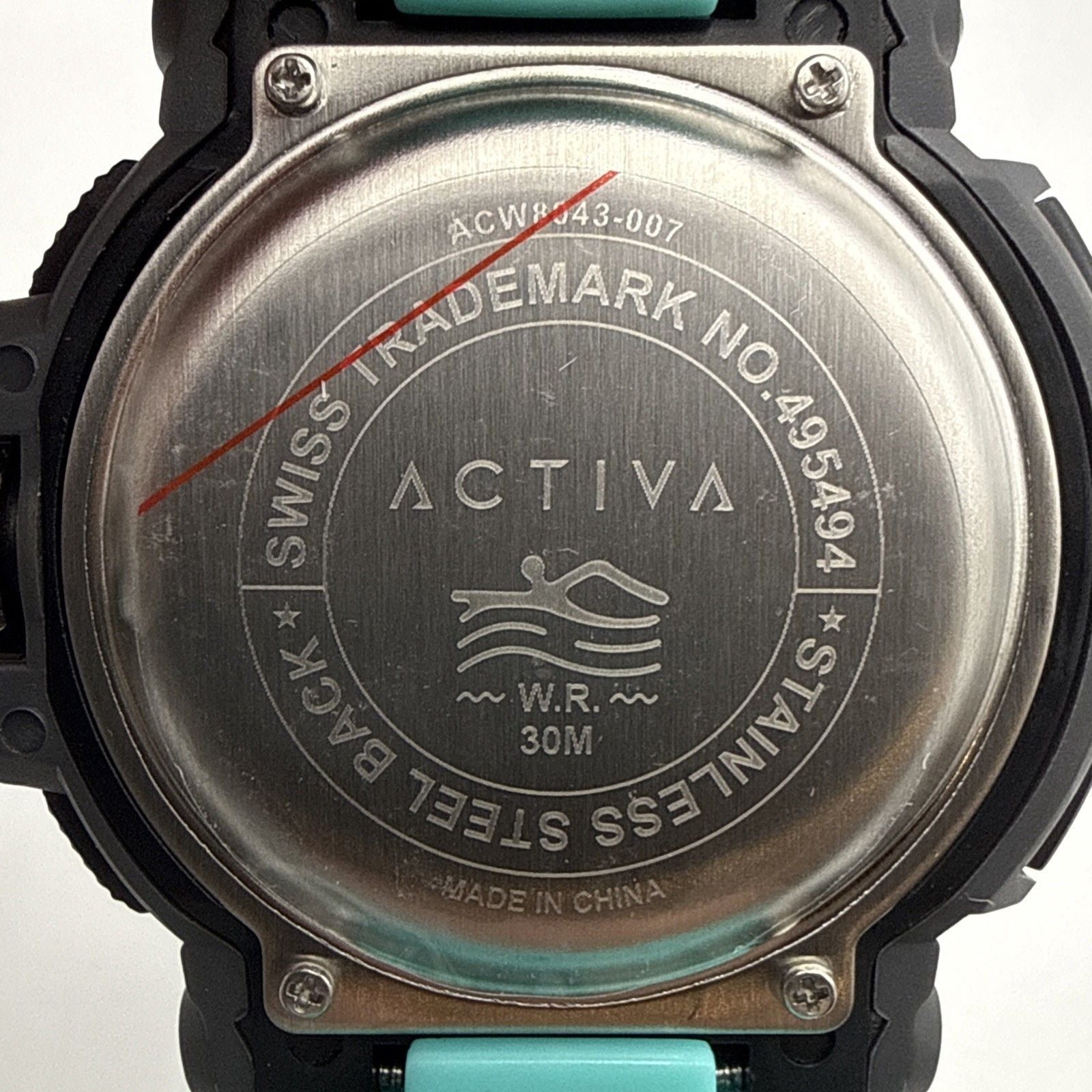 Activa Vord X Invicta Digital Men’s Watch 49mm Light Blue ACW8043-007 New In Box 14