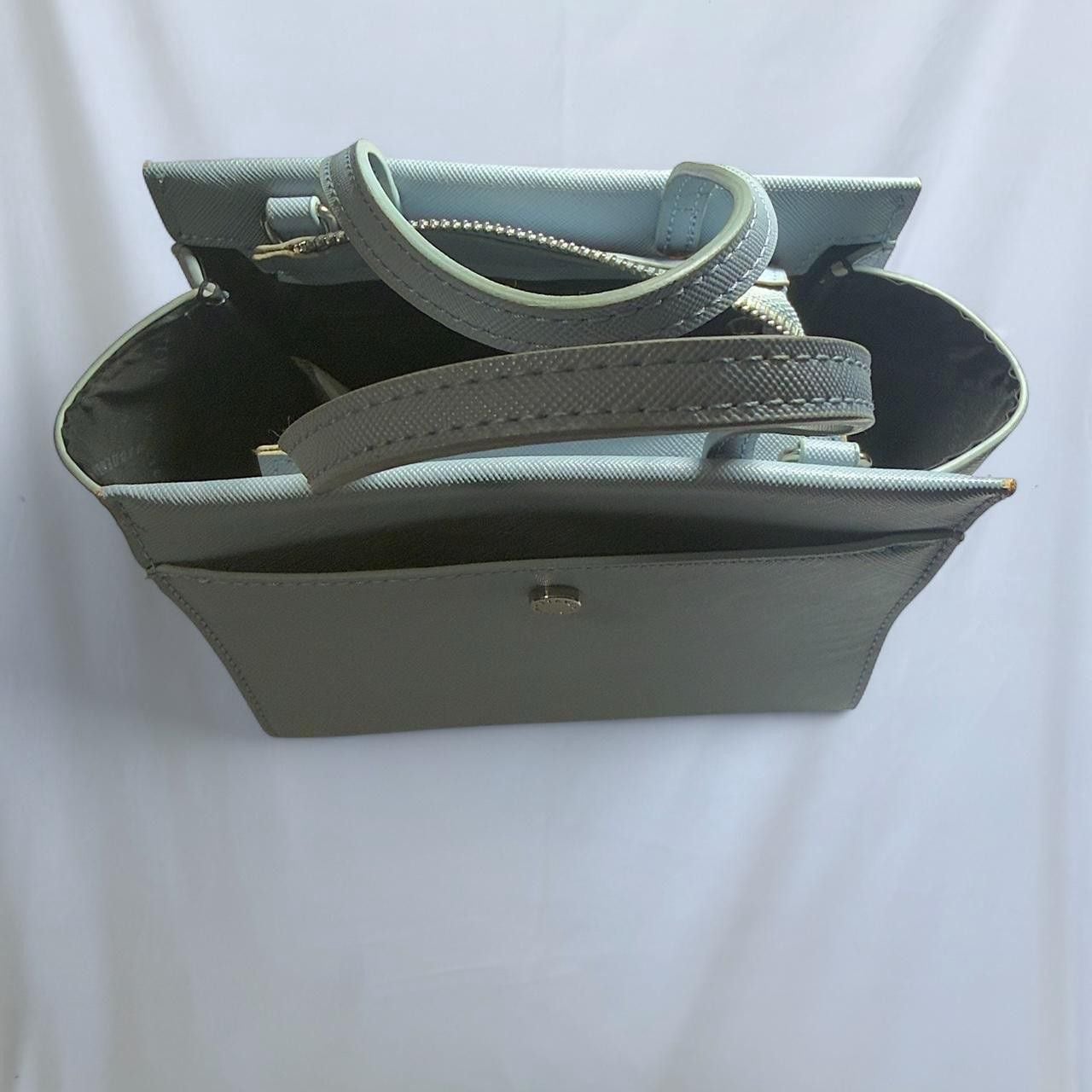 light blue Steve Madden mini satchel crossbody bag 5