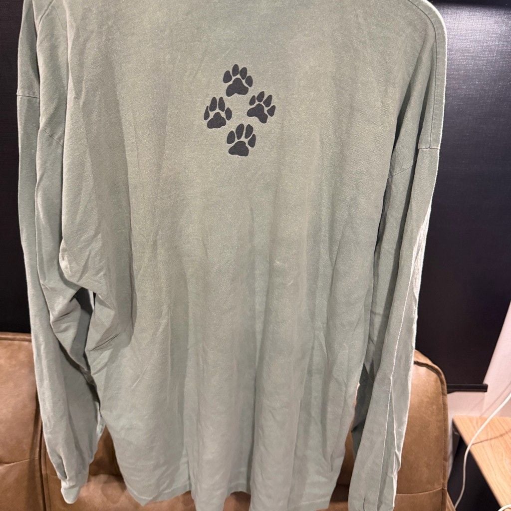 Vintage 90s Four Dogs Tavern Pigment Dyed Long Sleeve T-Shirt XL 5