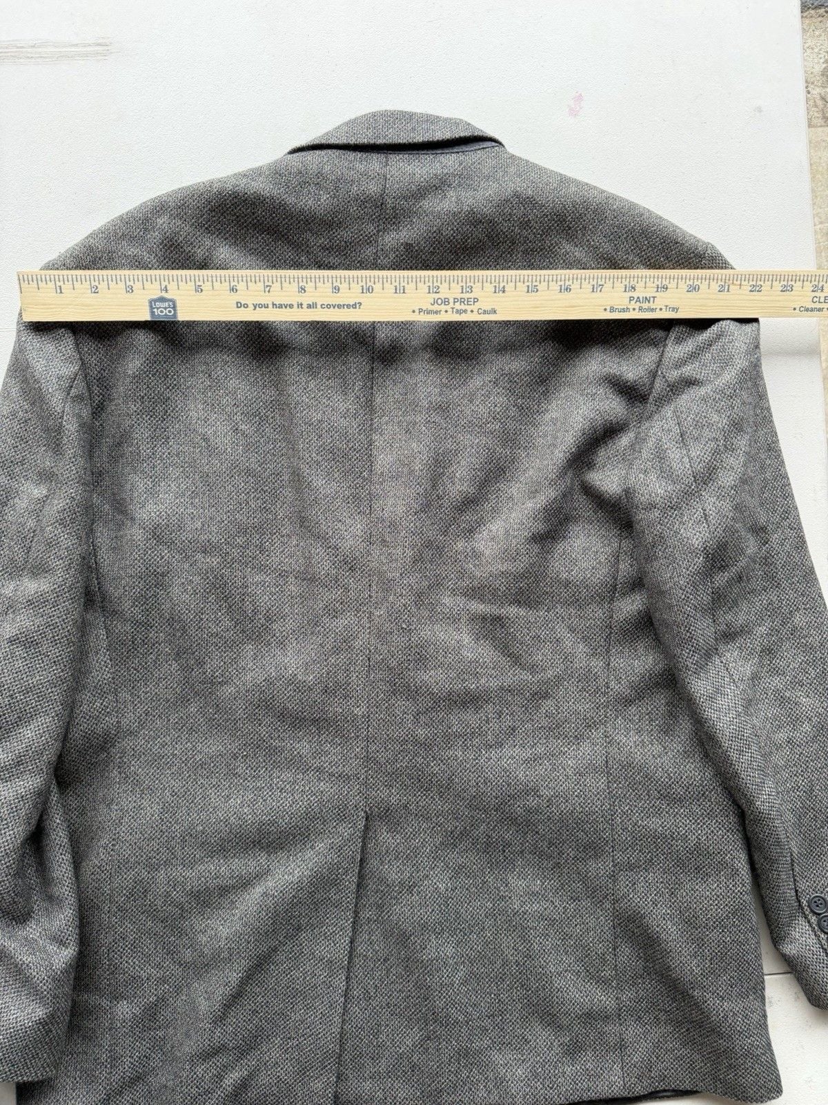 Lord West Men's Gray Tweed Lambswool Blazer 2-Button Single-Breasted 42R 4