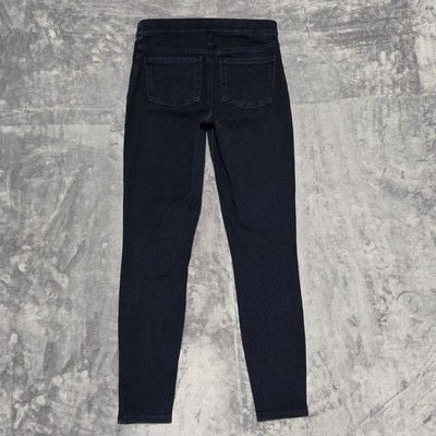 Spanx Jean-ish Ankle Leggings Stretch Indigo  Blue Pull On Pants Size Small  12