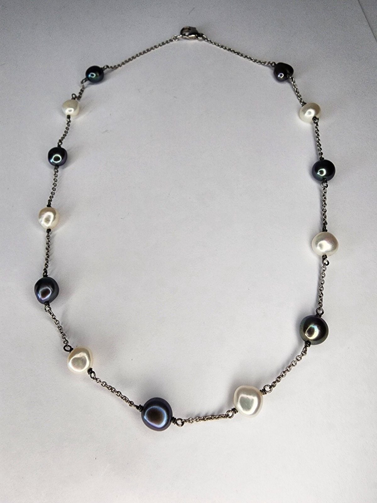 Honora Sterling Silver Freshwater Pears 18" Necklace 3