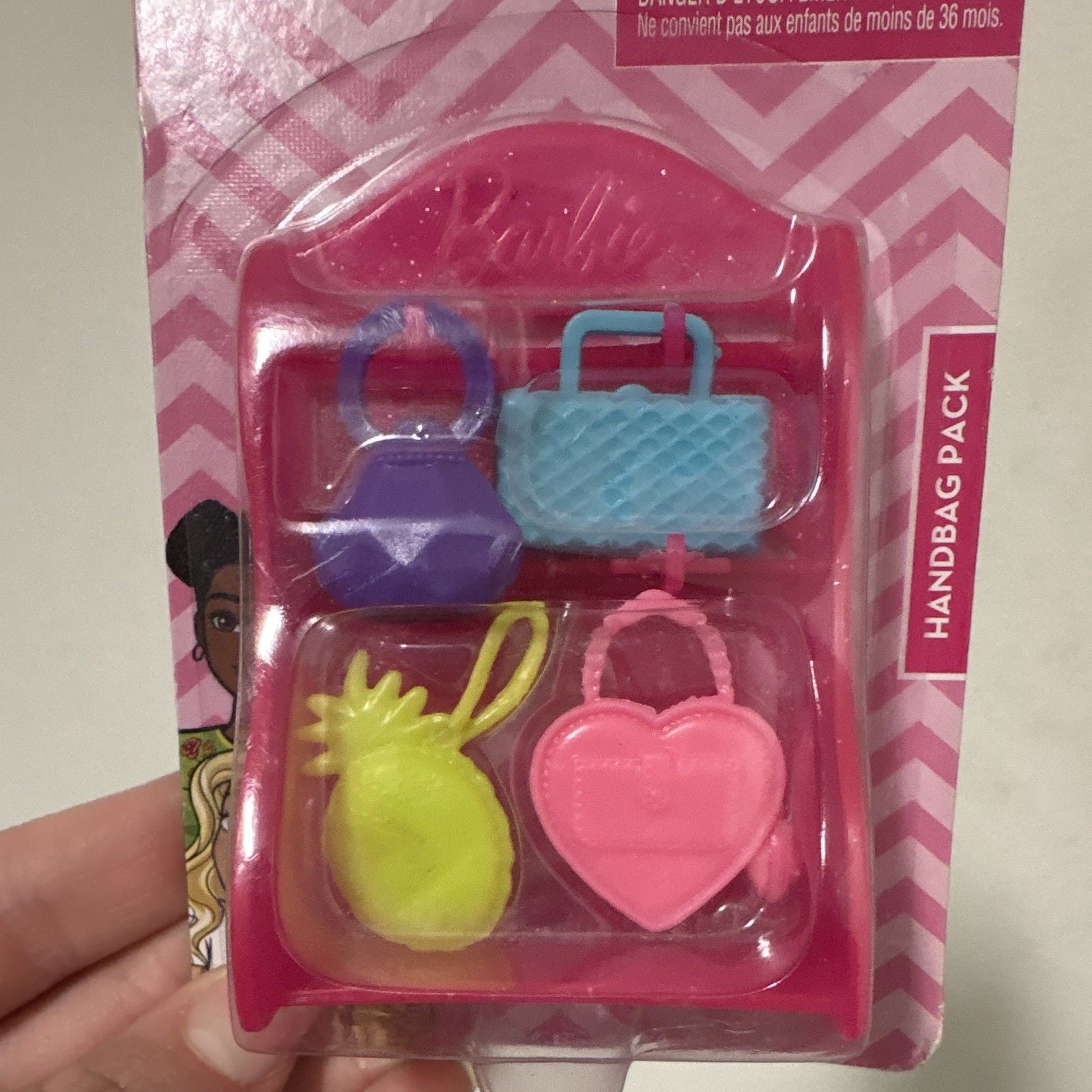 Mattel Barbie Handbag Pack 4pc Accessories for 11in Fashion Doll GVY22 3