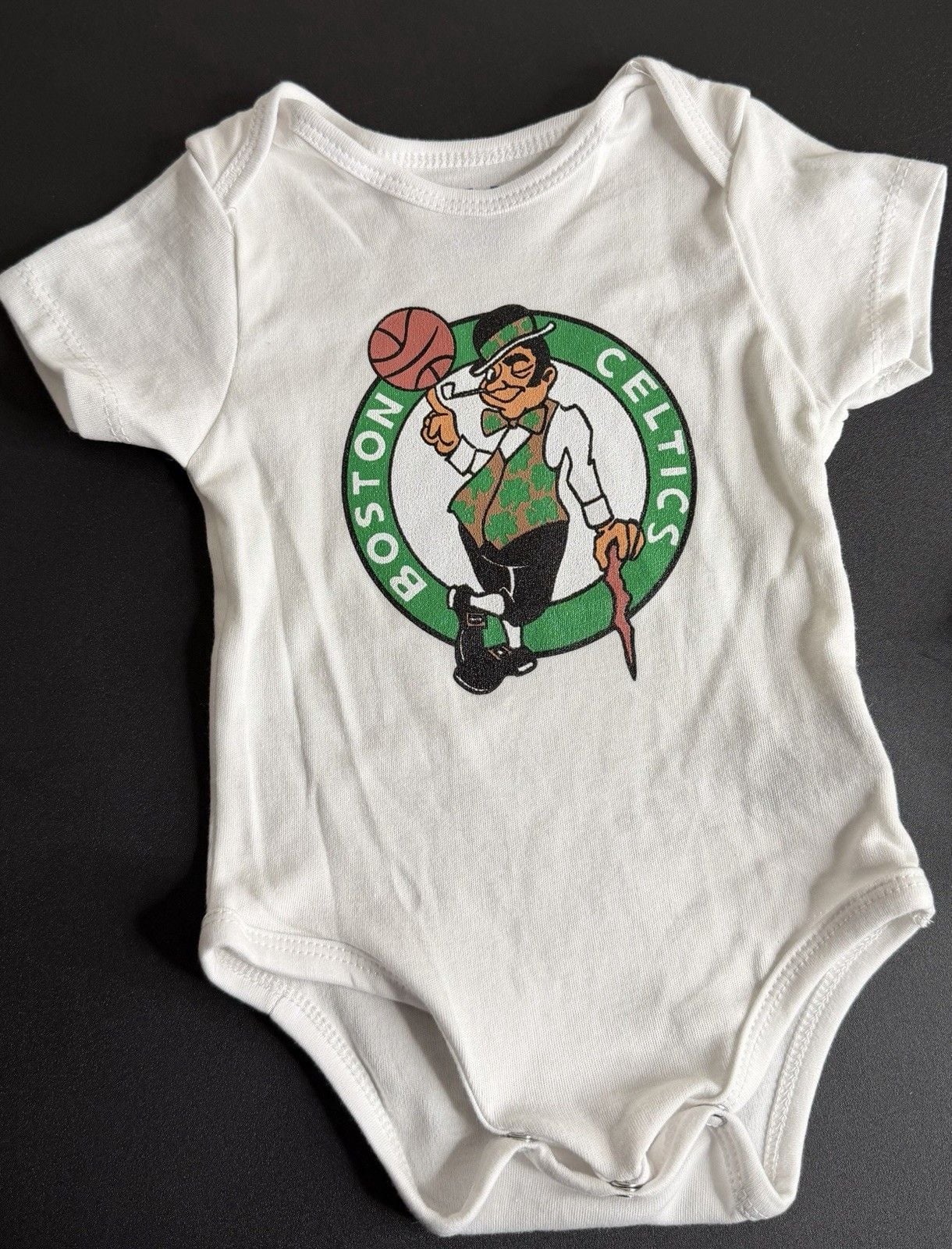 Ultra Game Boston Celtics NBA 3pc Baby Bodysuit Set 6-9M 3