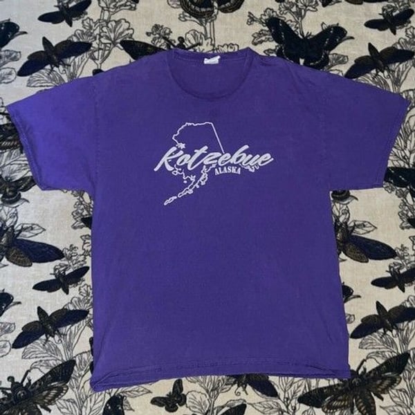 Kotzebue Alaska Purple Graphic T-Shirt