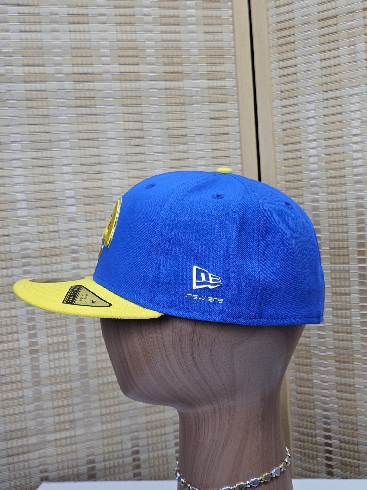 New Era Los Angeles Rams 59FIFTY Fitted Hat Royal Yellow Size 7 1/2 4