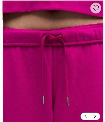 035 Lululemon Scuba Mid-Rise Oversized Jogger Regular RASPBERRY Womens XL NWT 4