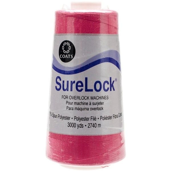 Coats Surelock Overlock Thread Fuchsia 3000yds