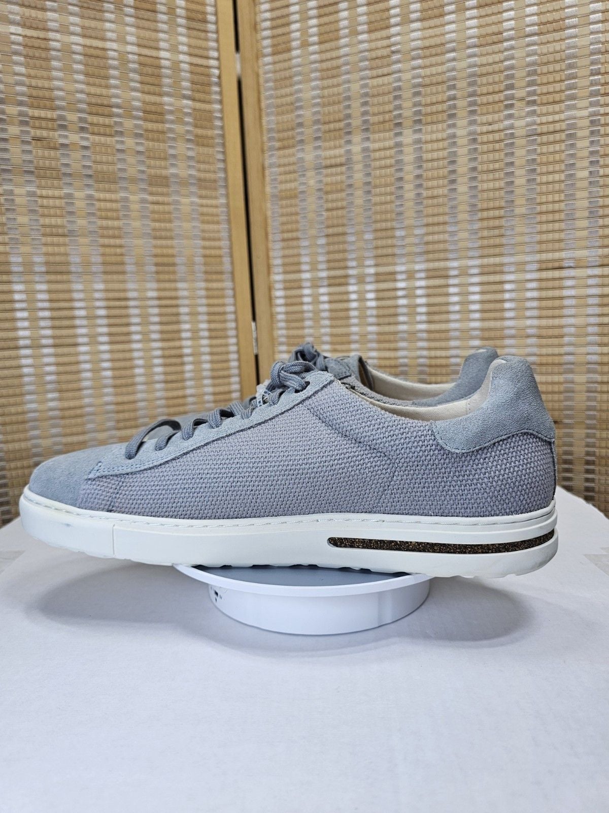 Birkenstock Bend Low Gray Knit Suede Sneakers Men's Size 12 EU 45 9