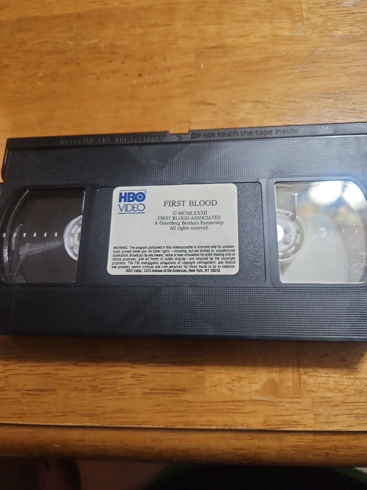 Stallone First Blood Vhs 3