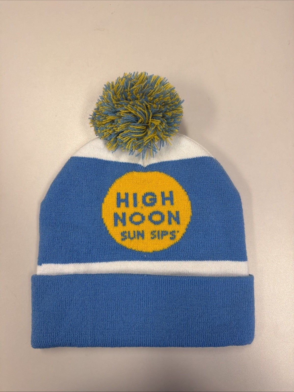 High Noon Sunsips Seltzer Vodka Beanie Hat & Decals New Without Tags 2