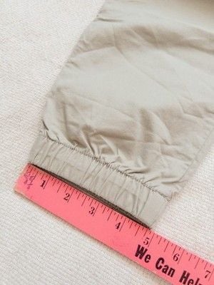 GAP Men's Gapflex Jogger Pants Size XS Khaki Tan Beige Drawstring Elastic Waist 11