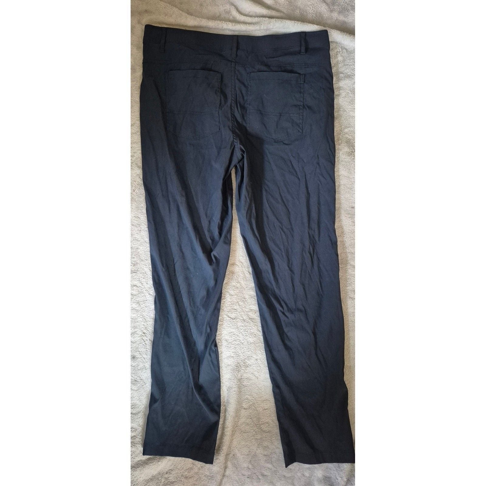 Avalanche Outdoor Supply Co Mens Hiking Pants Navy Blue Straight Leg Size 34 3