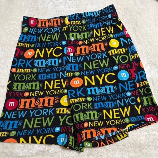 M&M’s NYC New York Shorts Size S Men 100% Cotton Multicolor Logo Lounge Pajama