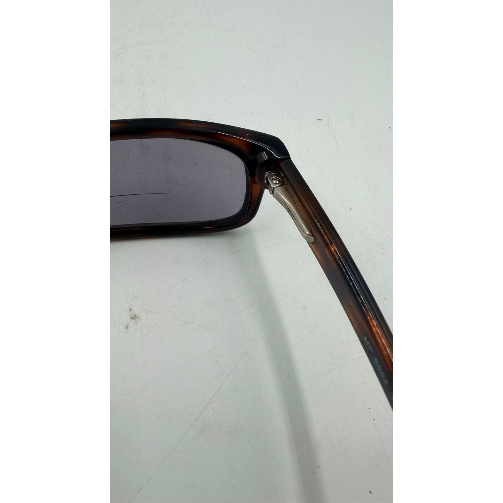VTG MP9002 TO Eyeglasses Frames Brown Tortoise Rectangular Horn Rim 55-16-145 4
