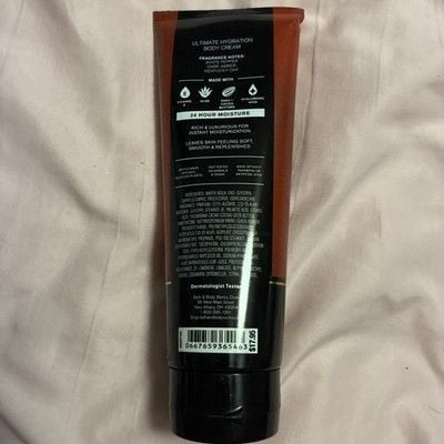 ALL NEW Men's Shop BOURBON Ultimate Hydration Body Cream 8 oz Bath & Body Works 2