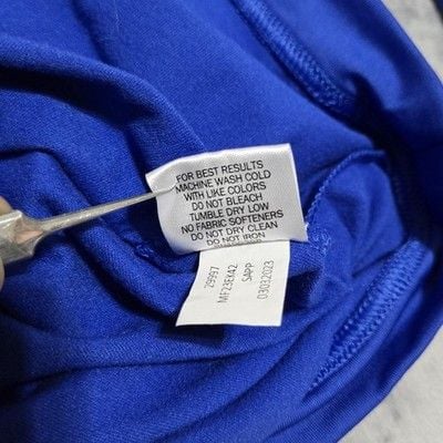 PETER MILLAR Men's Sz Lg Forge Performance Quarter-Zip Pullover Sapphire Blue 8