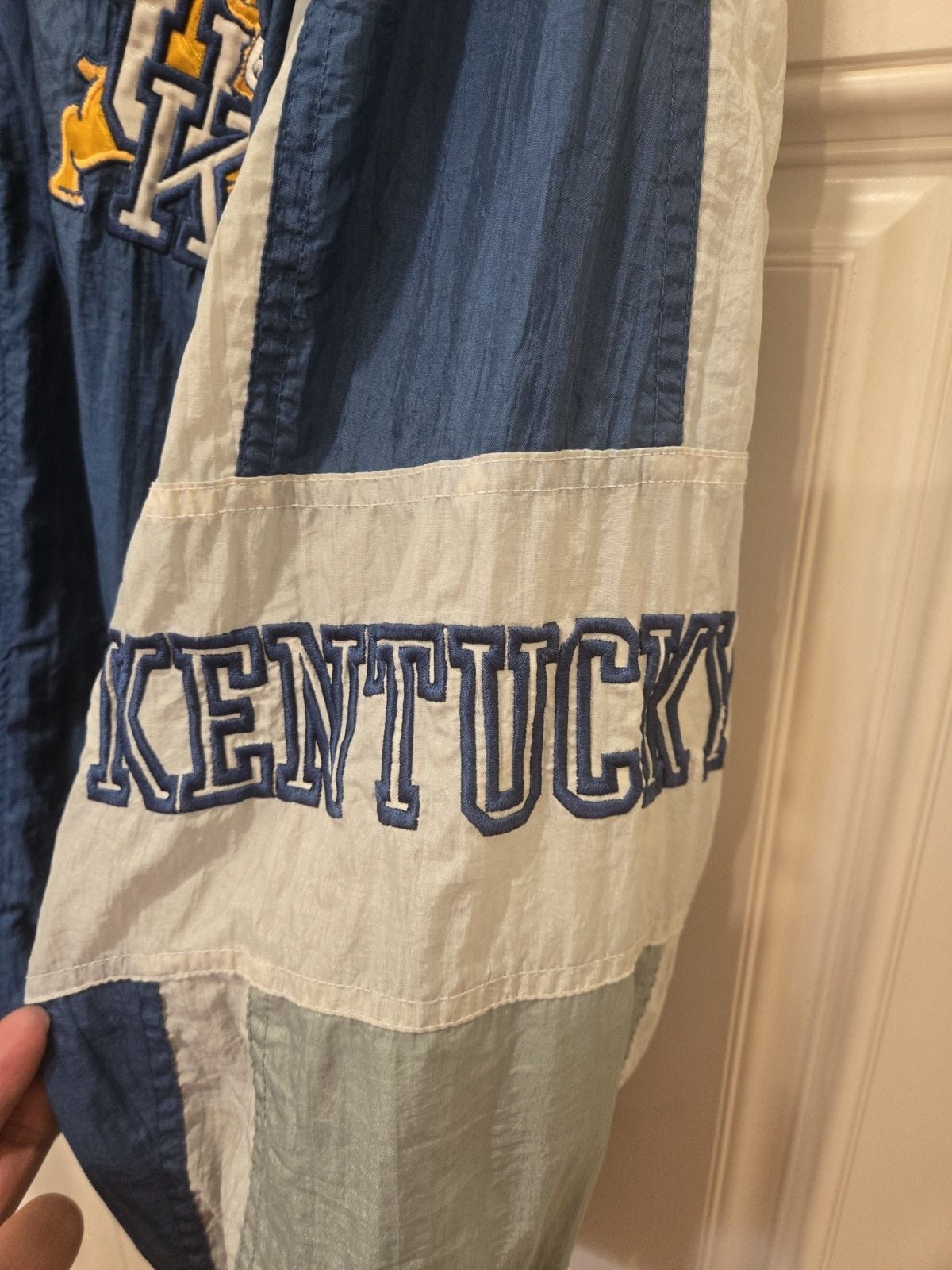 Vintage 90's Pro Player Kentucky Wildcats Light Jacket Track Top Mens Blue Sz XL 7