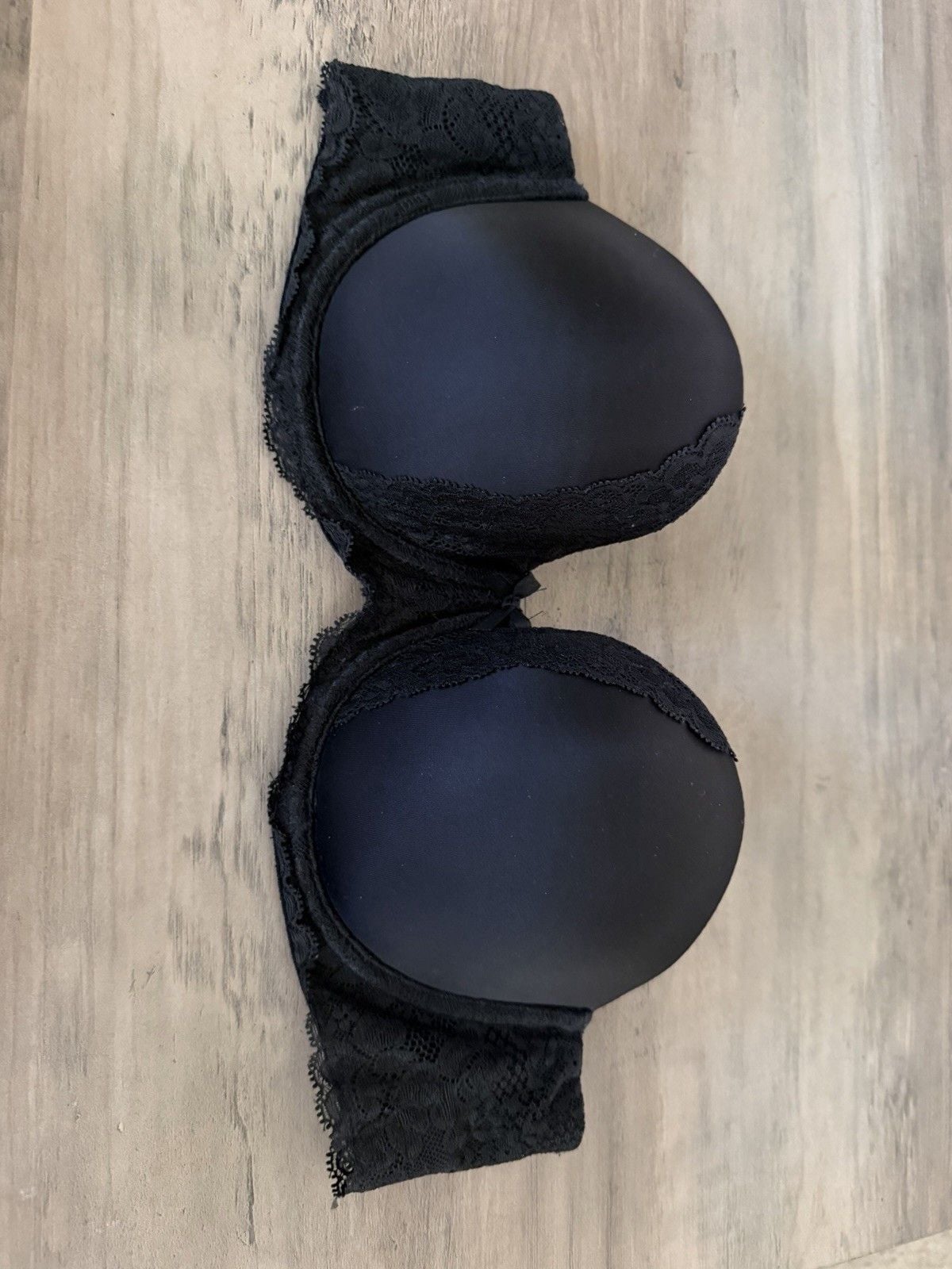 Victoria’s Secret Bra Lot 34D 36C Strapless Push Up Lace Black Nude Bundle 13