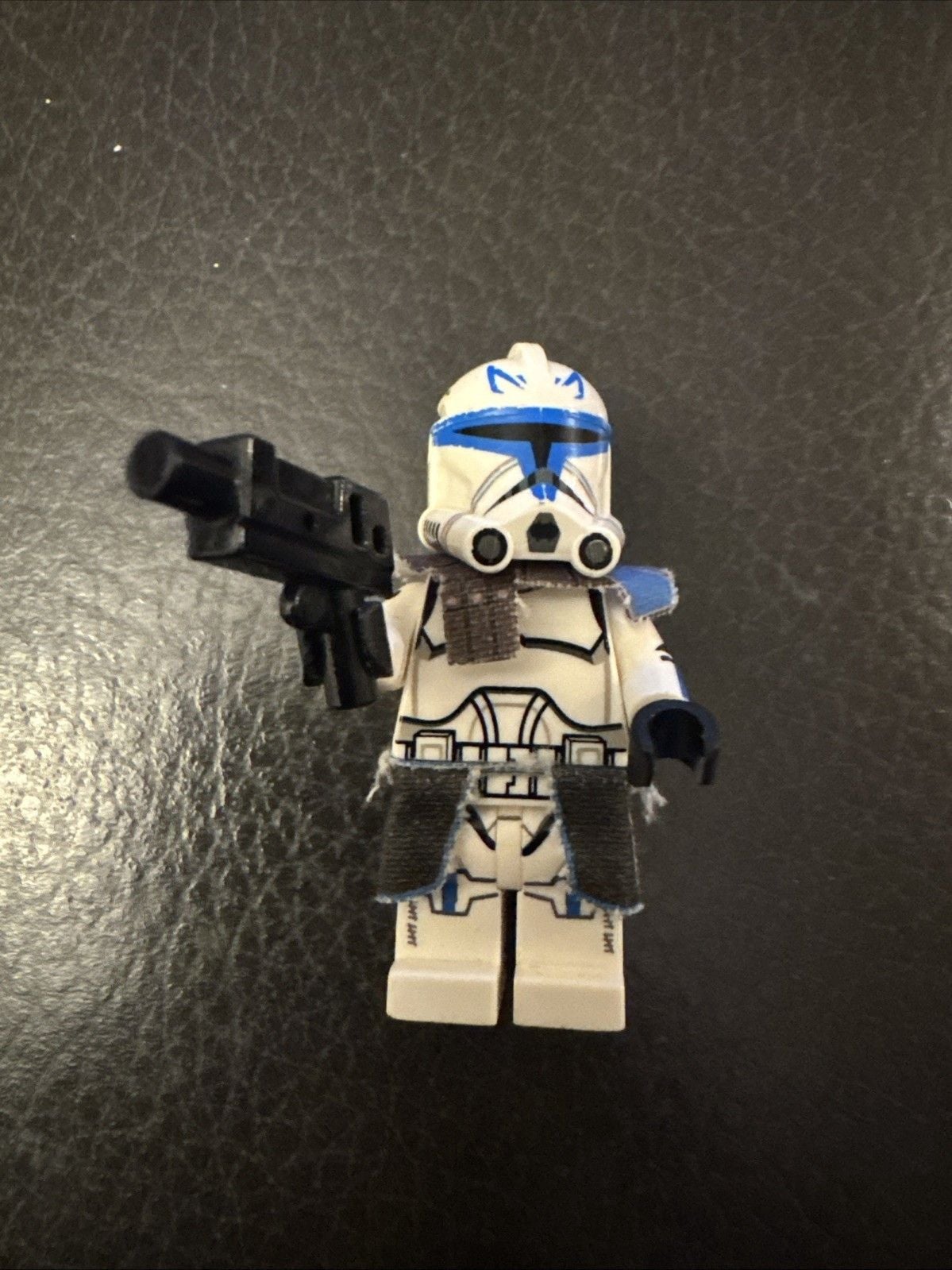 Lego Star Wars The Clone Wars Phase 2 Captain Rex Minifigure With Black Head 1